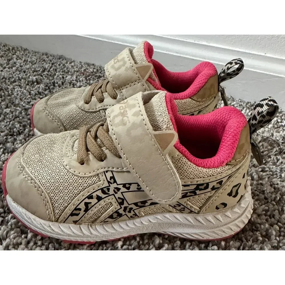 ASICS contend 7 leopard toddler size 6